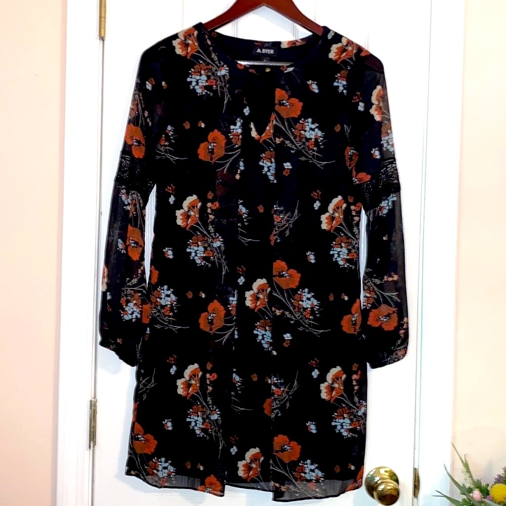 SMALL A. BYER Mini Dress Long sleeve